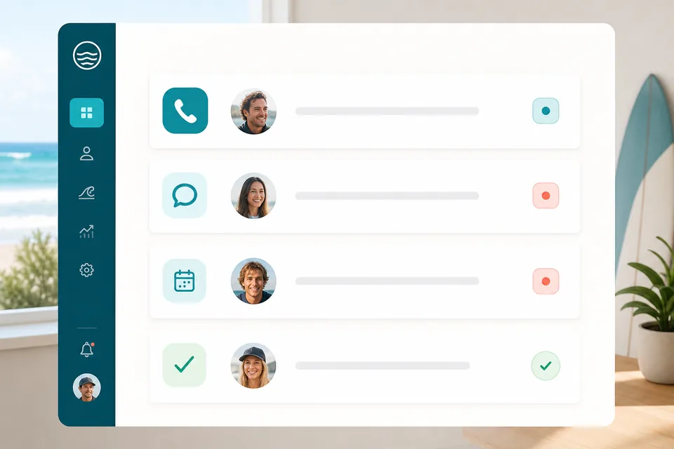 Simple daily owner list for calls, replies, appointments, and follow-up